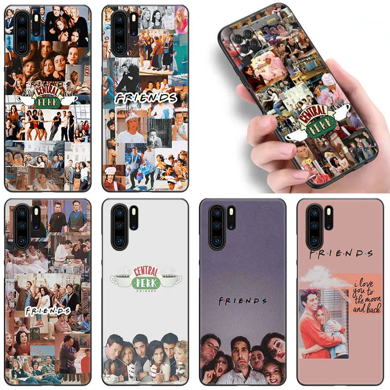Чехол с забавными друзьями для ТВ-шоу Huawei P Smart Z P50 P40 P30 P20 Pro P10 Lite E P8 P9 2017 S 2019 2020 2021 -