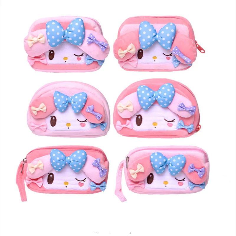 Милый плюшевый чехол в стиле аниме Моя Мелодия косметичка сумка для камеры