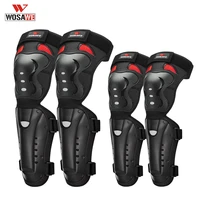 wosawe 4pcs motorcycle knee protector elbow pads motocross skating knee protectors riding protective gears pads protection
