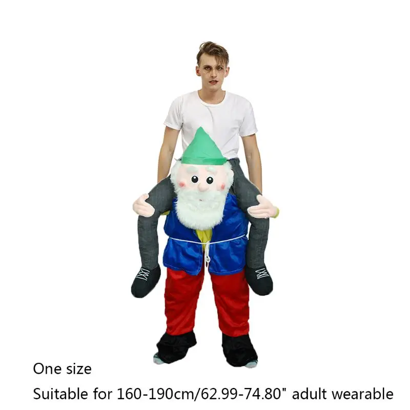 Костюм для косплея унисекс с забавной свиной спинкой рождественские Хэллоуин