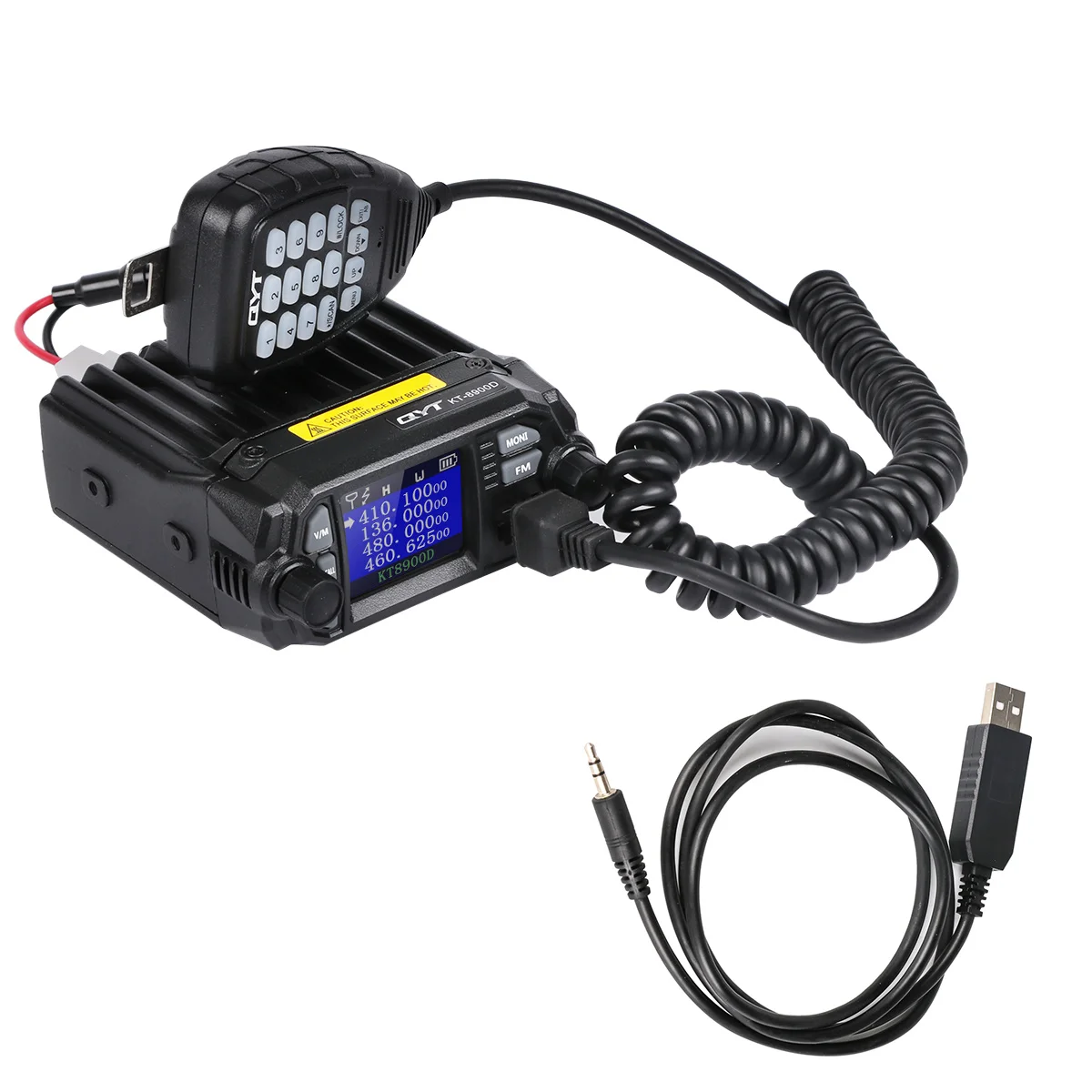 KT-8900D Color Screen Walkie Talkie 200 Channels VHF/ UHF FM Vehicle Mounted Radio Transceiver  Wireless Speaker  Transceiver