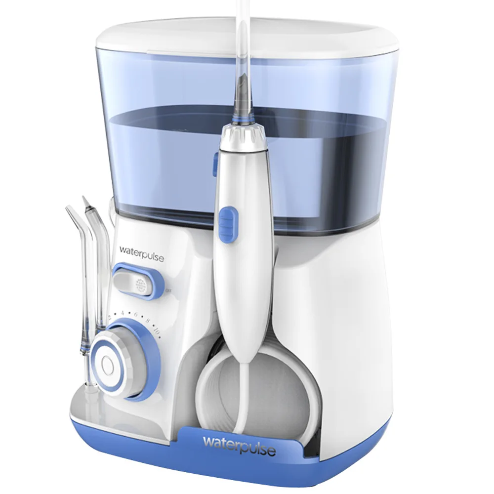 Электрический ирригатор Waterpulse 800 мл с функциями подача струи чистка зубов