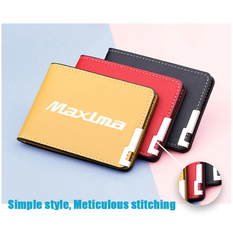 

For Nissan Maxima 2009 2010 2012 2017 A32 A33 Micra 2012 2019 K11 K12 K13 K14 Murano Z51 Auto Driver License Cover PU Leather