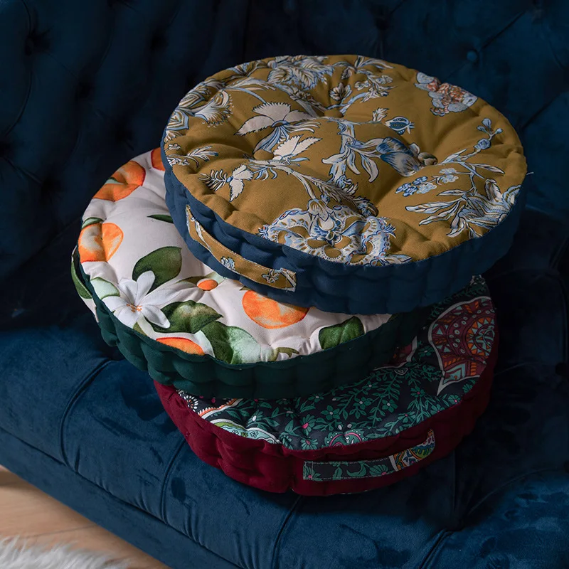 

Из хлопка и льна Подушка сиденья дивана коврик для туалета открытый сад утолщённая подушка с ручкой домашнего офиса стул подушки коврик с п...