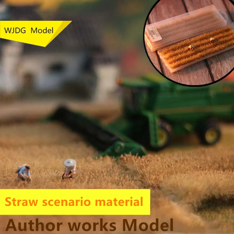 

WJDG Model paddy field series scene Model grass suitable for 1:72/1:87HO train sand table DIY miniature landscape materials