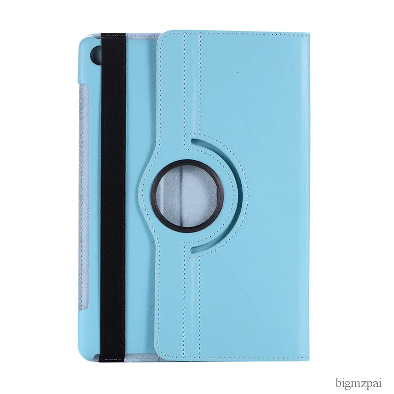 blue Вращающийся на 360 градусов чехол для планшетов huawei MediaPad M5 10," с откидной крышкой и подставкой из искусственной кожи, чехол для huawei M5 10,8" - Цвет: blue