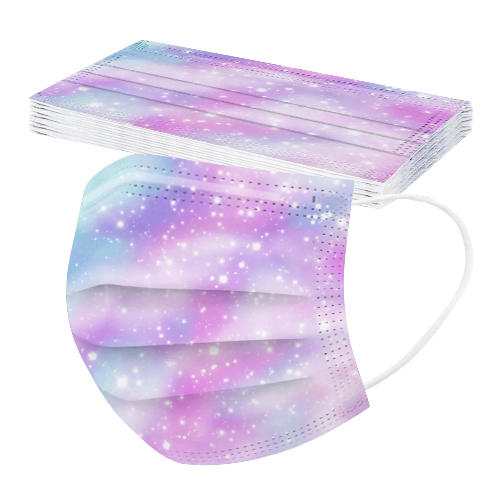 10/20PCS Children Gradient Star Printed Three-Layer Outdoor Dust-Proof Disposable mascarilla Monder Scarf Halloween Cosplay MasK |