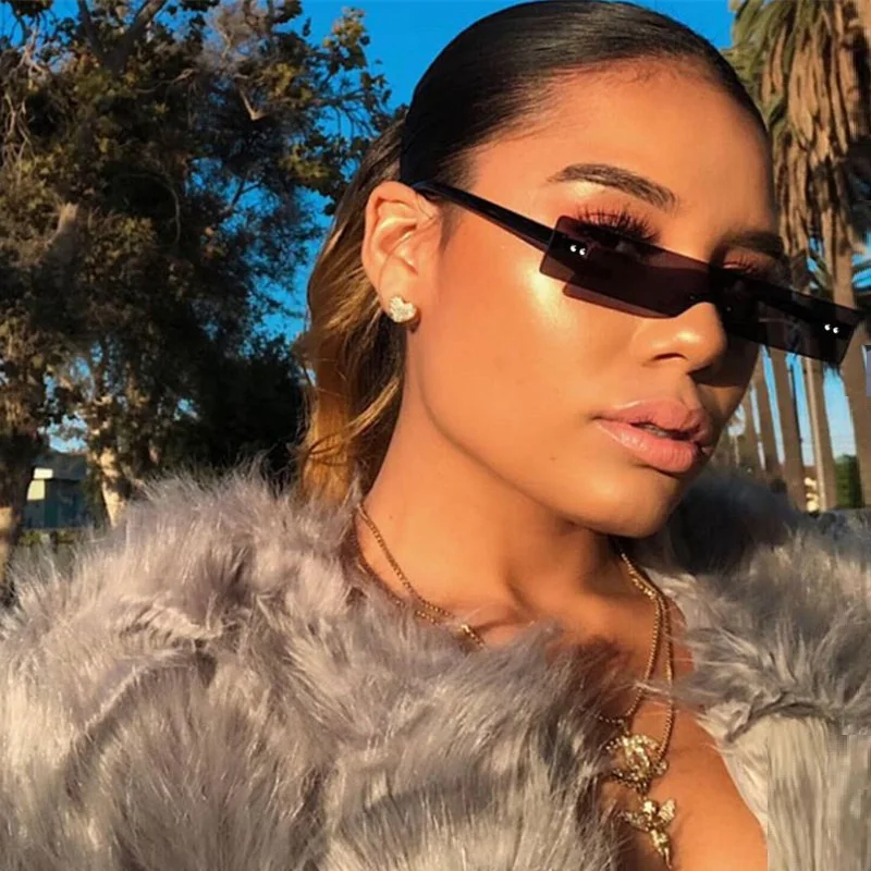 Ульсветильник кие прямоугольные трендовые солнцезащитные очки в стиле ретро