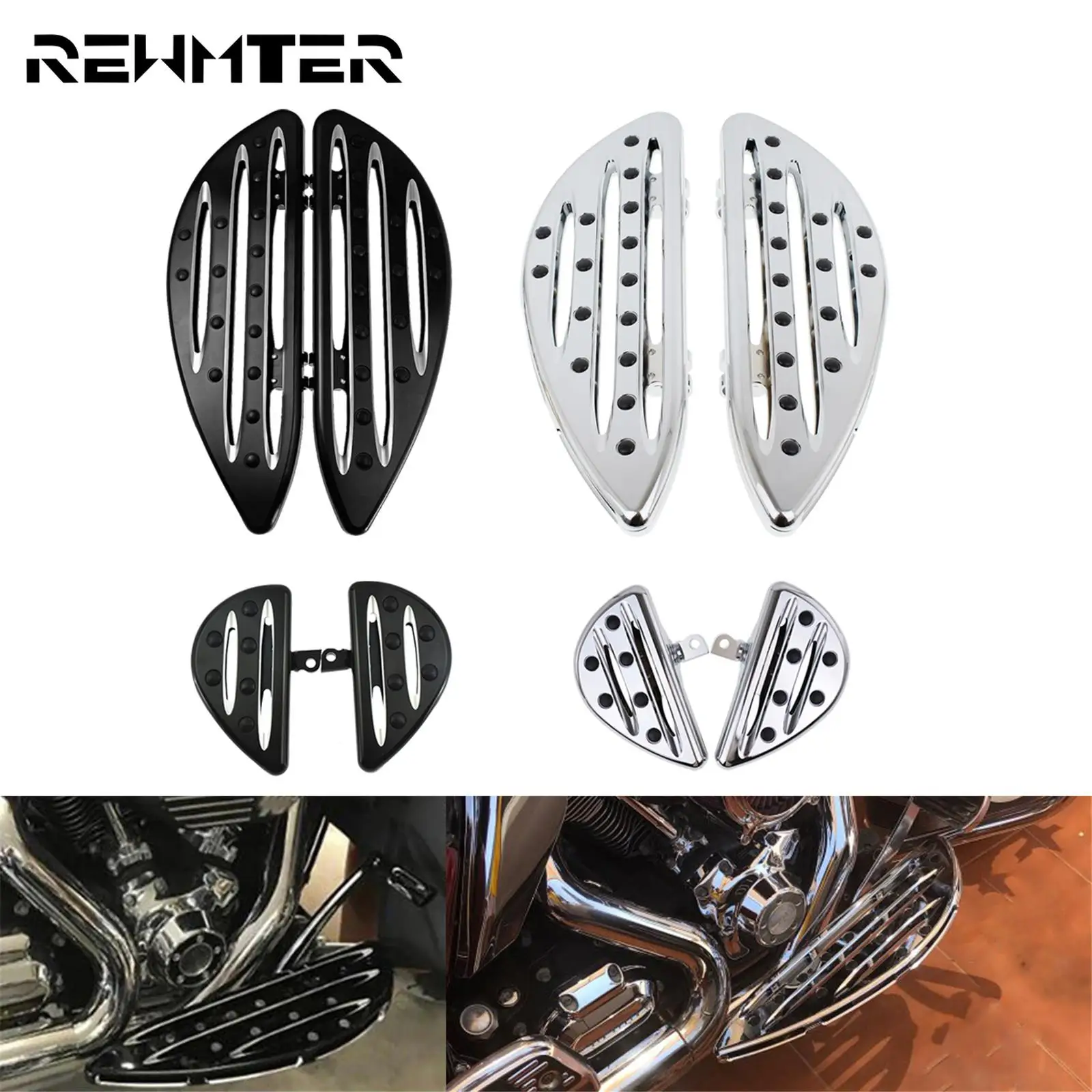 Мотоциклетный драйвер Напольная доска мужские крепления Пассажирские подножки