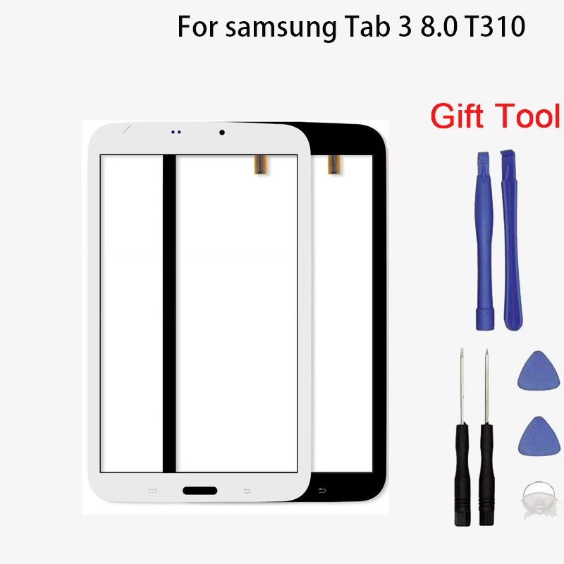 Для samsung Galaxy Tab3 8 0 Sm T310 T311 T315 сенсорный экран дигитайзер Переднее стекло Сенсорная