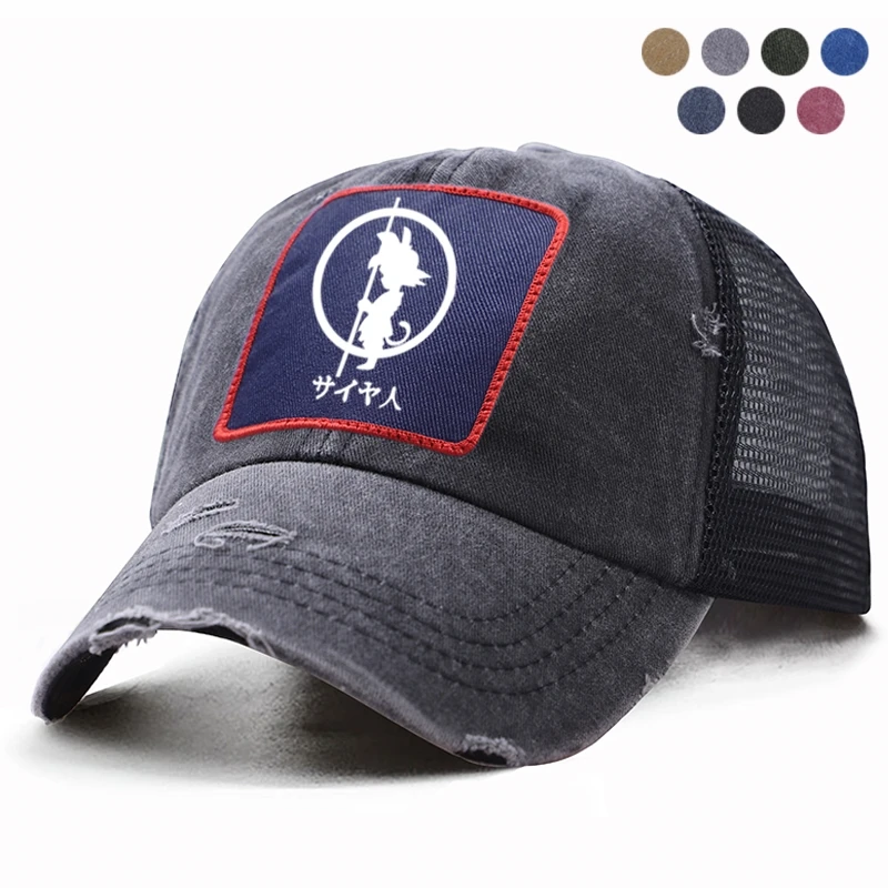 Модная кепка японского аниме Dragon Ball мужские бейсболки женская в стиле хип хоп