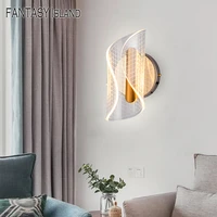 modern led wall lamp lights decoration wall decorations 90 265v balcony lamp for bedroom modern acrylic wall lights fixtures