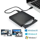 Внешний DVD-оптический привод, USB 2,0, DVD-ROM, видеорегистратор, портативный, для Macbook, ноутбуков, ПК, Windows CD-ROM