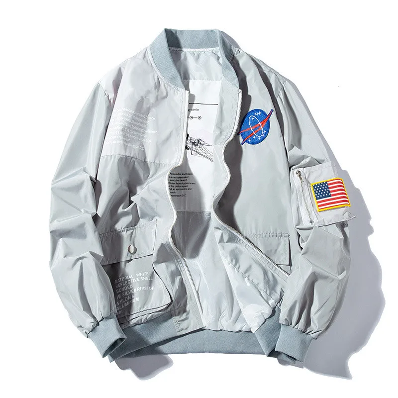 INS/Супер популярная мужская куртка в стиле хип хоп на весну и осень модные куртки