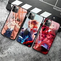 anime beyond the boundary phone cases tempered glass for iphone 12 pro max mini 11 pro xr xs max 8 x 7 6s 6 plus se 2020 case