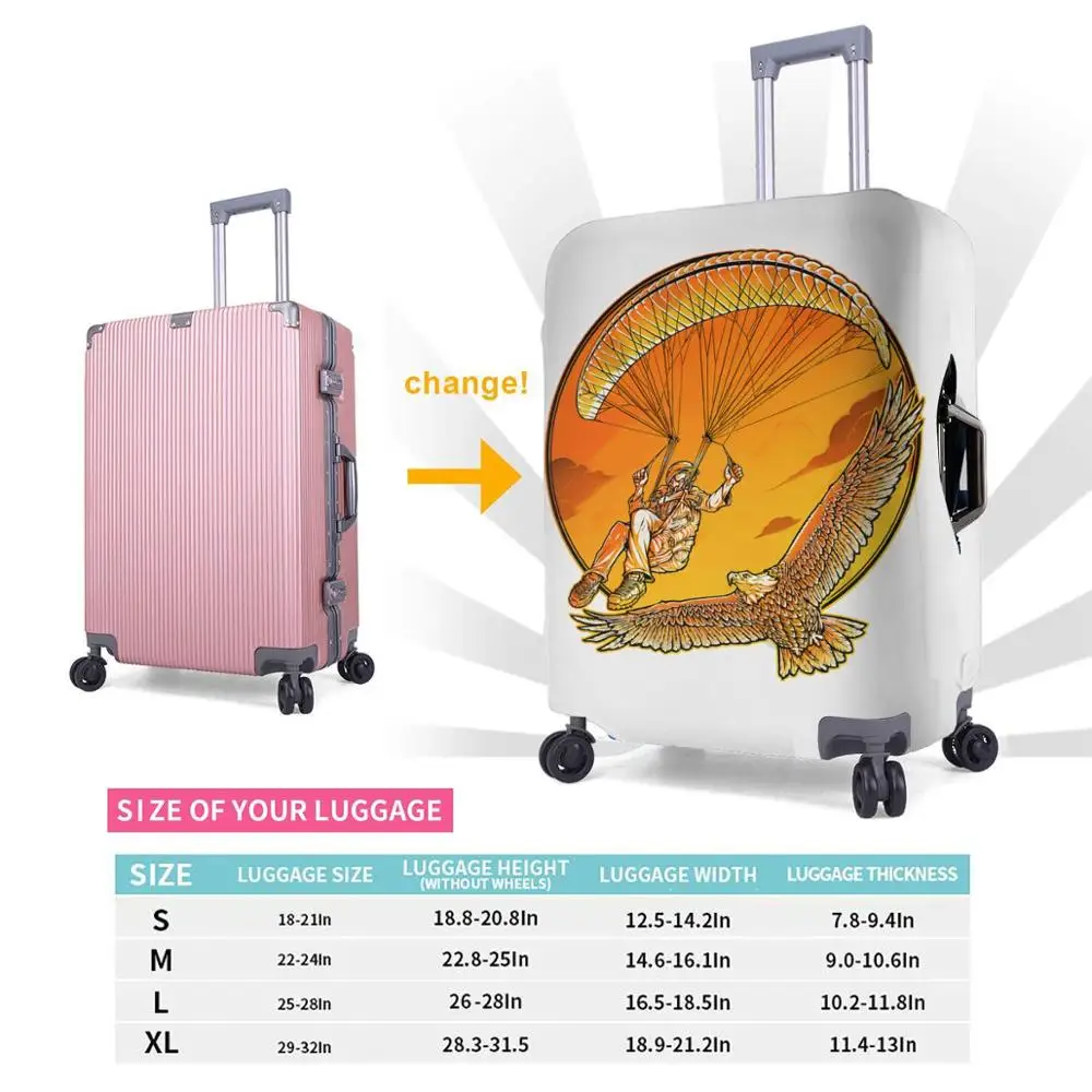 Аксессуары для путешествий никогда не землятся черные Защитные чехлы багажа