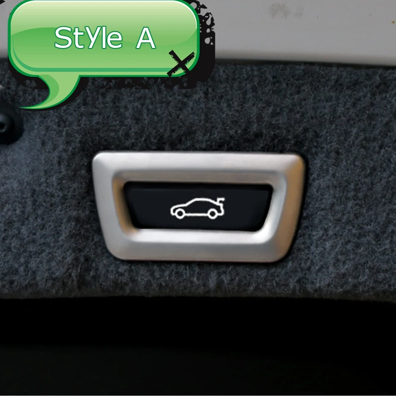 

Chrome Tail Door Button Frame Trim Sticker For BMW X1 f48 X3 f25 X4 f26 X5 f15 X6 F16 F30 3 5 7 Series F10 f30 GT Car-Styling