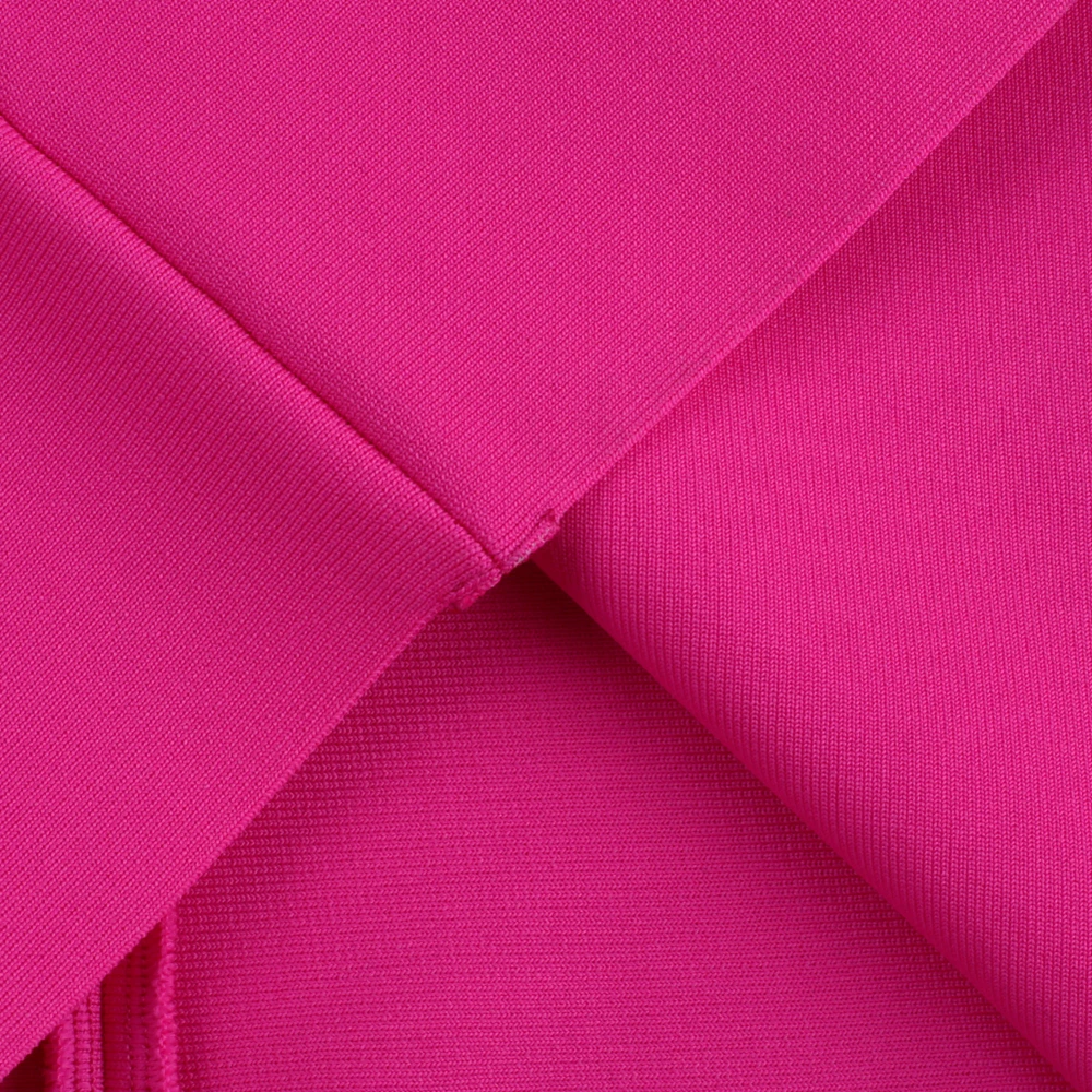 Ocstrade, вискоза, Vestidos, бандаж,, сексуальное летнее Новое поступление, женское неоновое зеленое Бандажное платье с высокой горловиной, миди, облегающее, вечерние платья