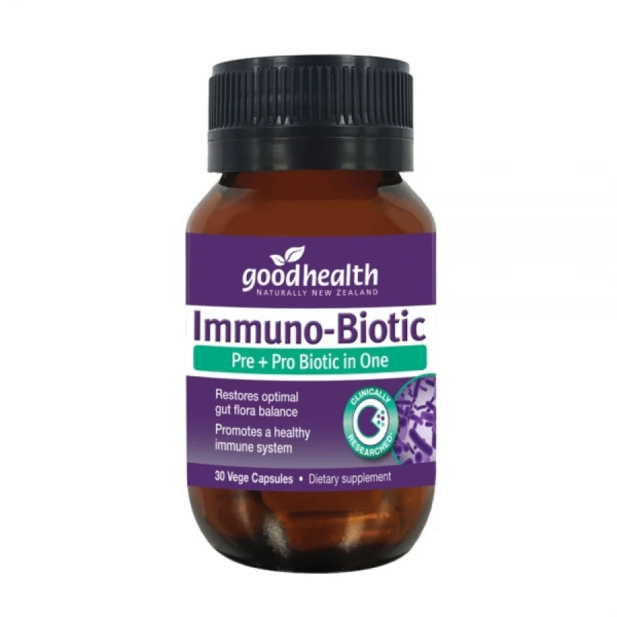 NewZealand GOOD HEALTH Immuno-Biotic Probiotic Beneficial Bacteria for Adult Vegetarians Supporting Healthy Immune System |