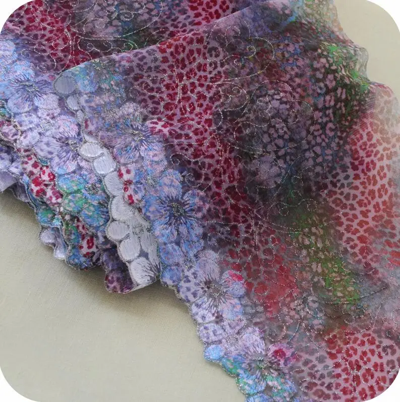 Нейлоновая эластичная кружевная отделка 1 метр для поделок бюстгальтеров