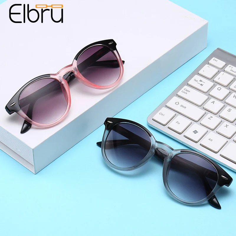 

Elbru 2021 Fashion Gradient Gray Lens Reading Glasses High Definition Presbyopic Eyeglasses Men Women Clear Hyperopia Spectacles