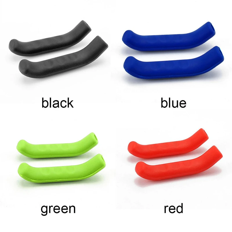 

1 Pair Bicycle Brake Handle Cover Sleeve Universal Type Brake Lever Protection Covers Cycling Accessory Bike Brakes Silicone