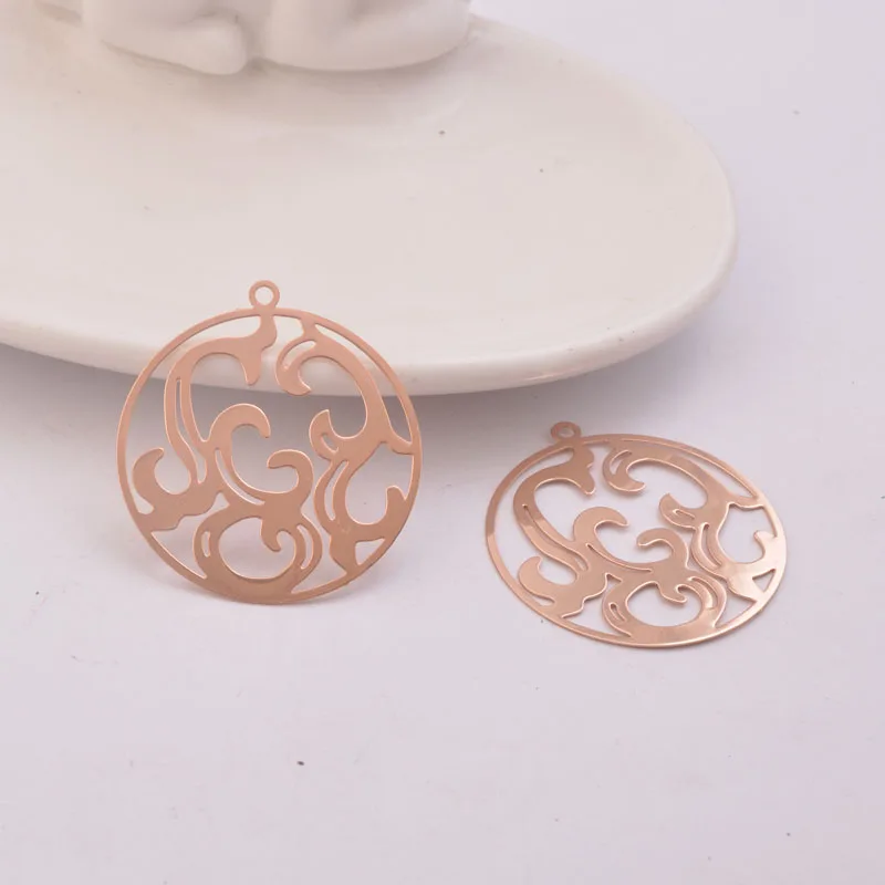 Круглые Подвески для изготовления ювелирных изделий 50 шт. AB1612 30*33 мм | Украшения и