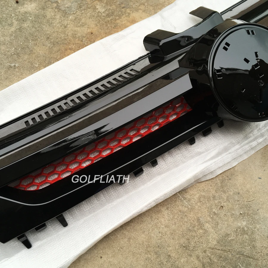 Крышка радиатора GOLF LIATH для Golf MK7 передняя Центральная решетка черный хром АБС