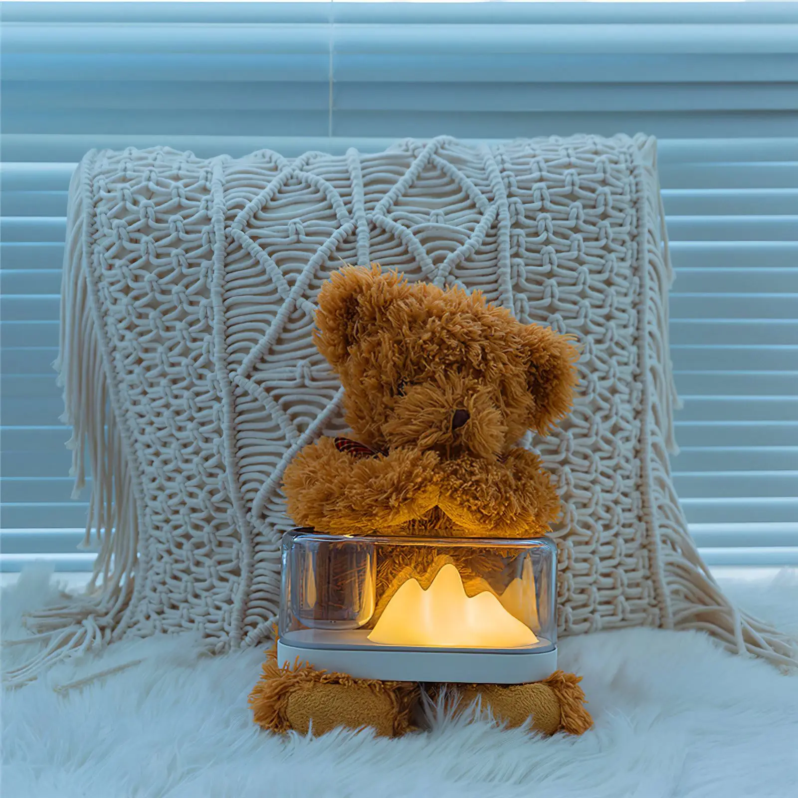 

Desk Lamp LED Usb Rechargeable Dimming Night Light With Planting Pot Pen Holder For Kids Baby Bedroom Home Decoration