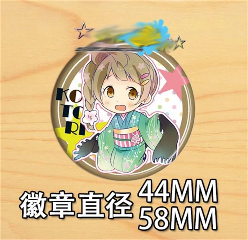 9 шт. брошь с булавкой в форме сердца коллекционная булавка японский мультфильм