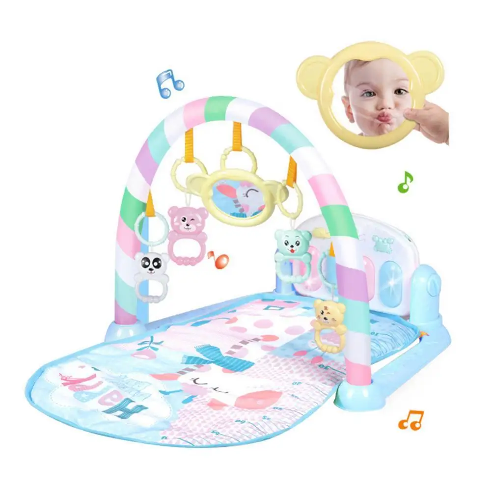 

Новорожденный ребенок Висячие животные фортепиано искусственный коврик ковер обучающая игрушка