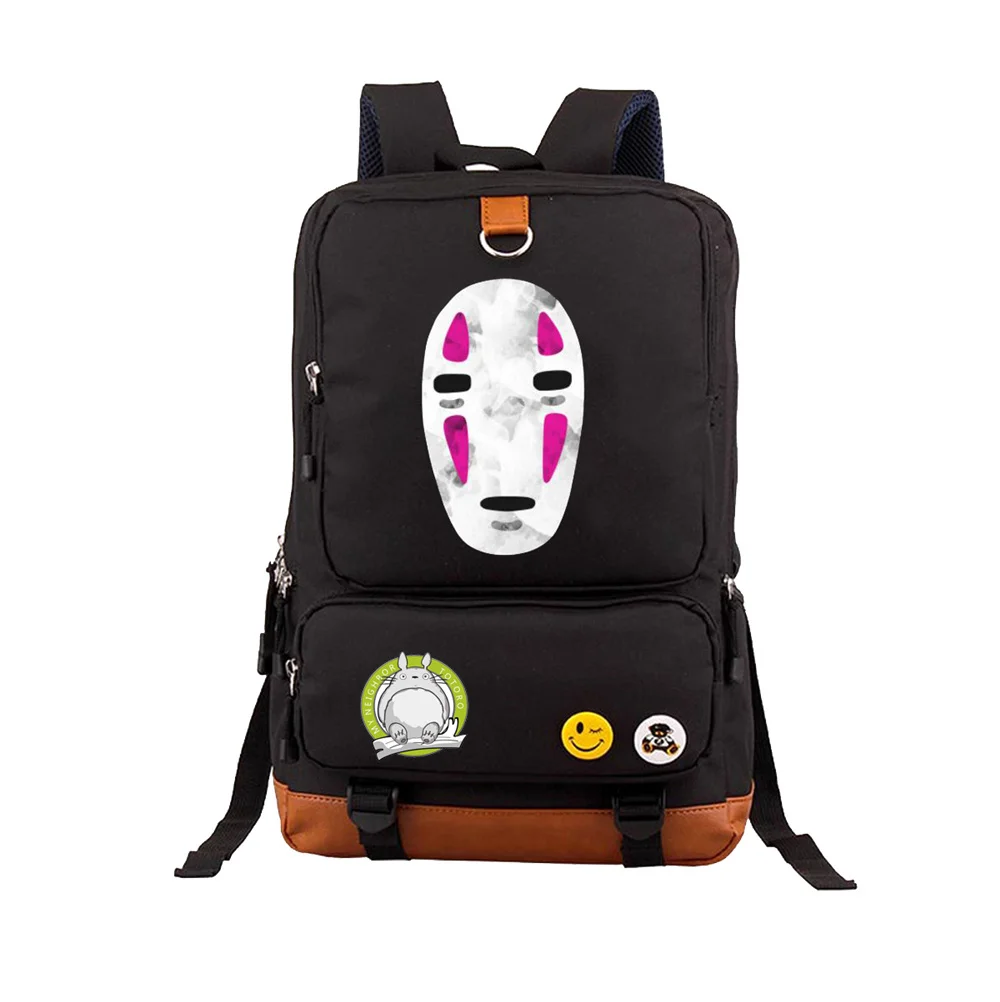 

Рюкзак с аниме My Neighbor Totoro, Хаяо Миядзаки, школьная сумка с шиншиллой для мужчин и женщин, рюкзаки для мальчиков и девочек-подростков