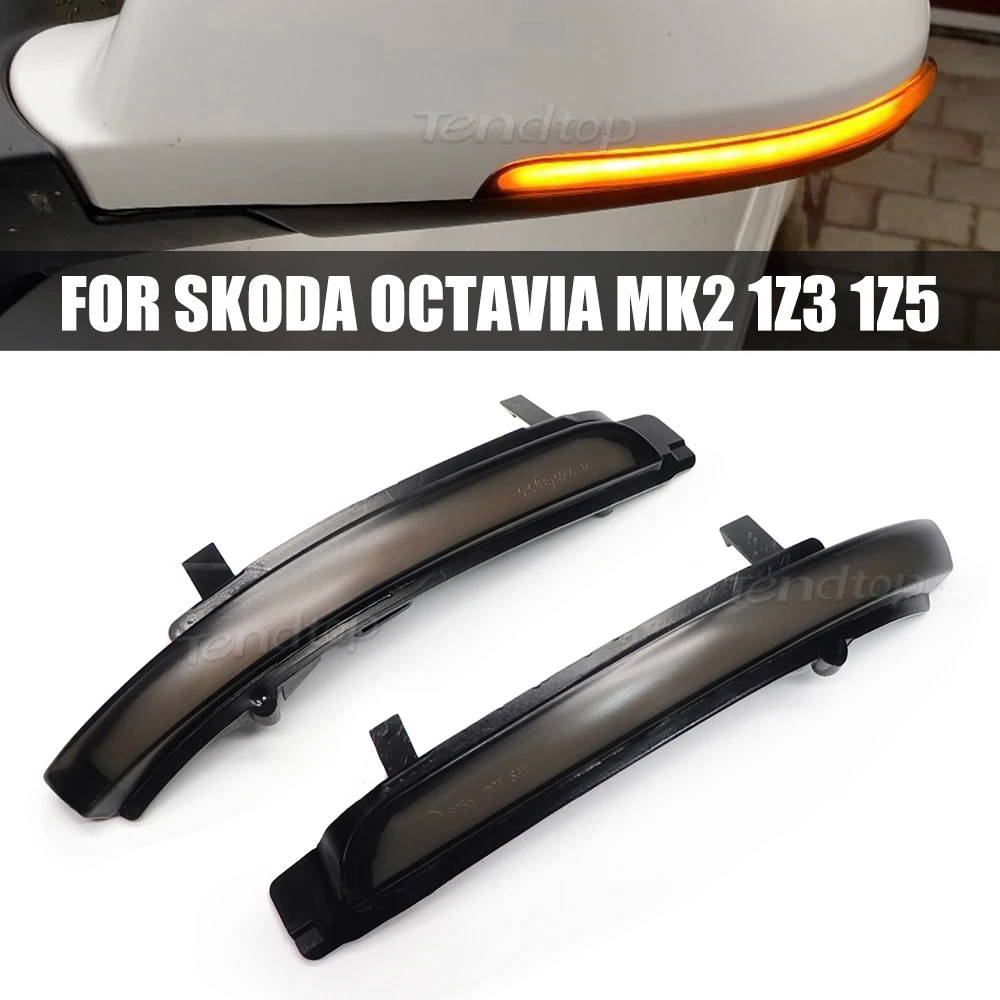 

Scroll Dynamic Turn Signal Light For Skoda Octavia 1Z3 1Z5 2009-2013 3T4 3T5 2008 2009-2013 Mirrors Lamp LED Sequential Blinker