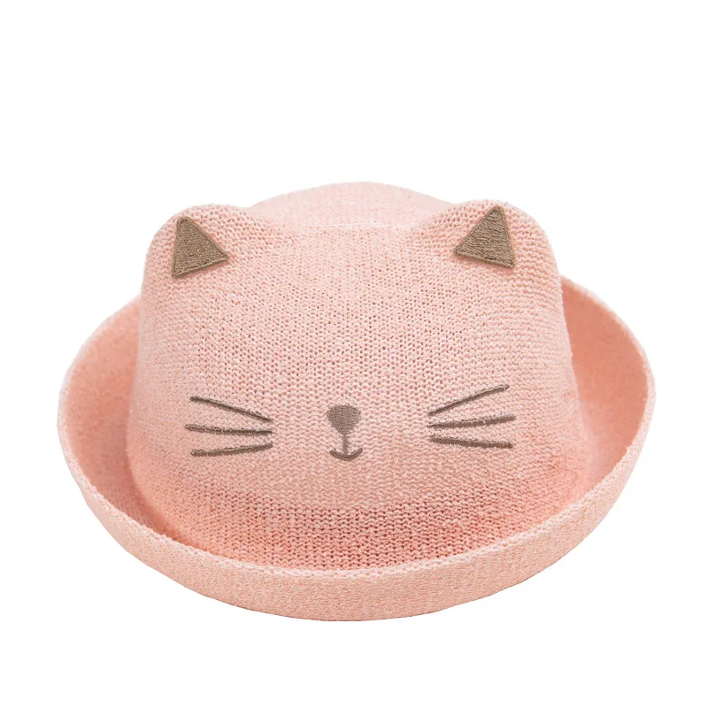 Летняя соломенная детская шляпа милая Панама дышащая Солнцезащитная Детская 1