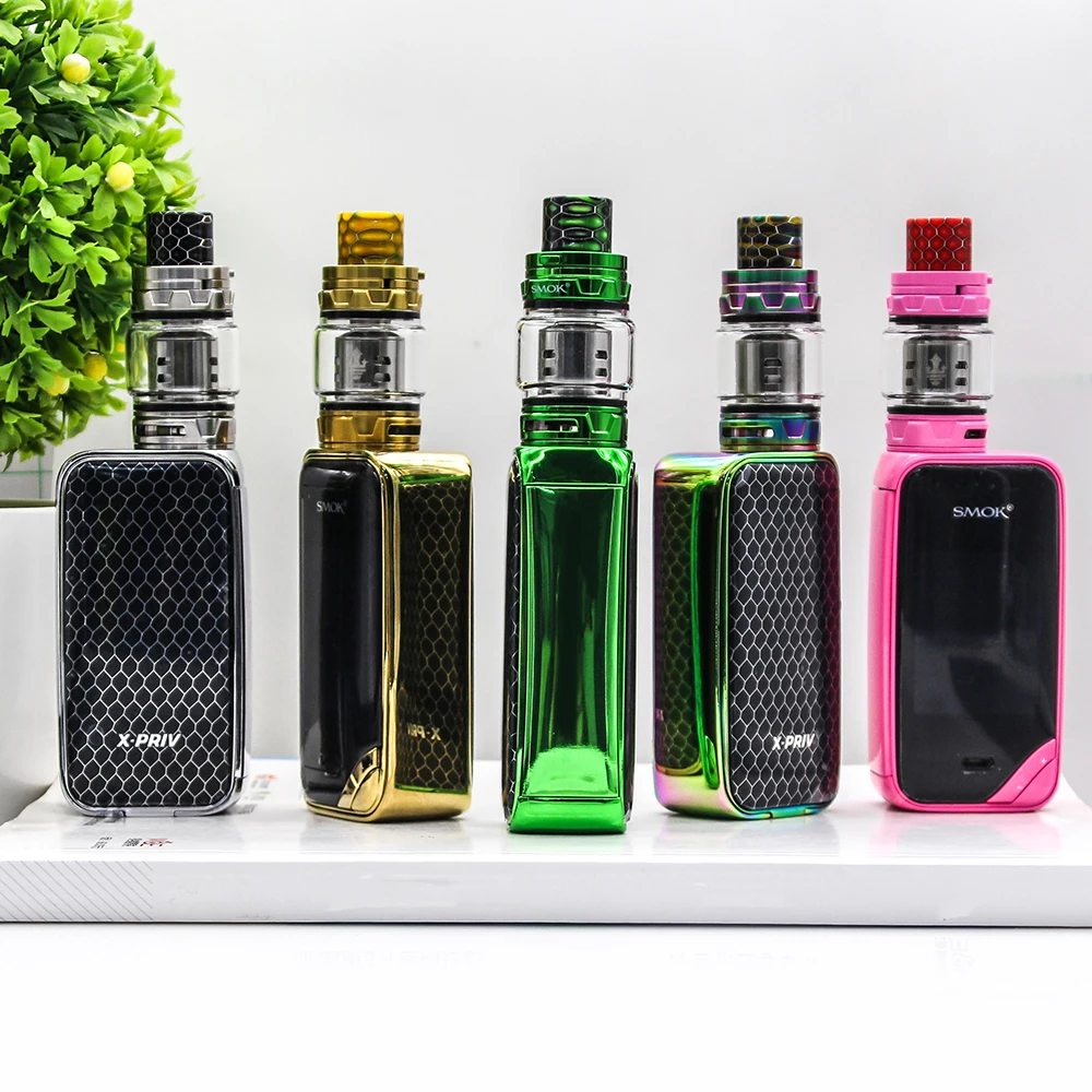 Оригинальный SMOK X-PRIV KIT 225W X Priv Mod Полный экран 8 мл TFV12 Prince Tank электронная сигарета