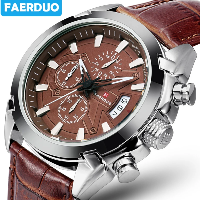 Часы наручные мужские кварцевые модные спортивные брендовые Роскошные деловые