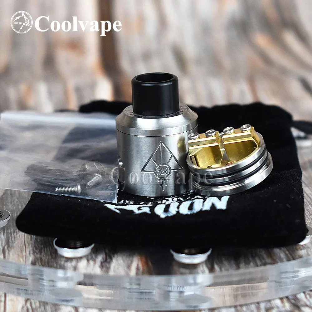 Coolvape 100% оригинал 528 пользовательский GOON RDA 24 мм позолоченный мост одна/две катушки