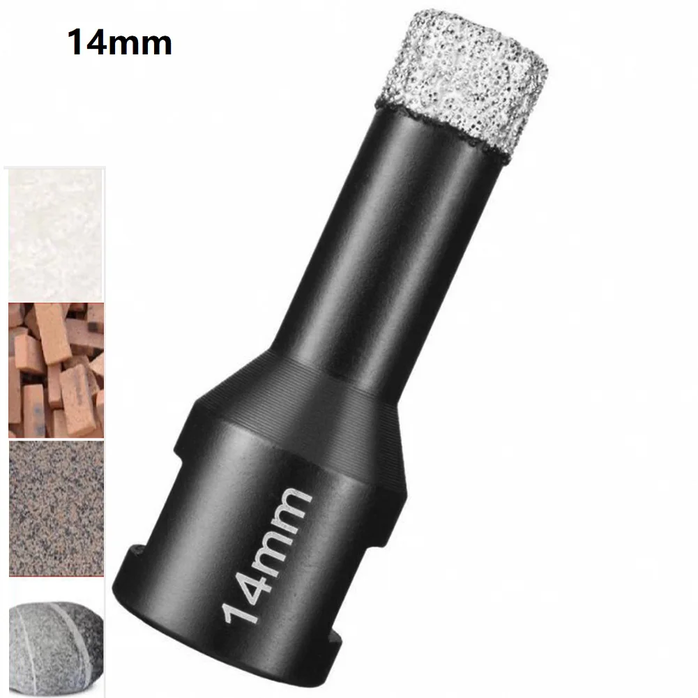 

For Porcelain Granite Tile Glass Marble Hole Saw 6mm-14mm M14 Thread Dry Diamond