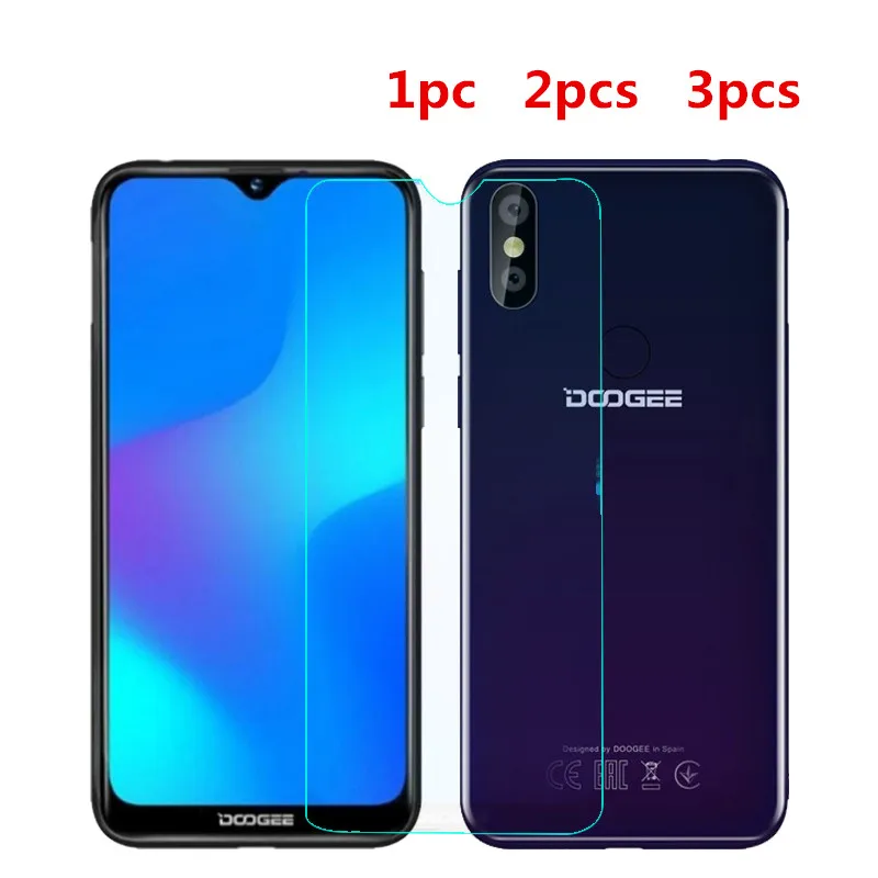 Защита экрана телефона Для Doogee N20 Y9 Plus HD пленка из стекла на N10 Y8 Y8C закаленная