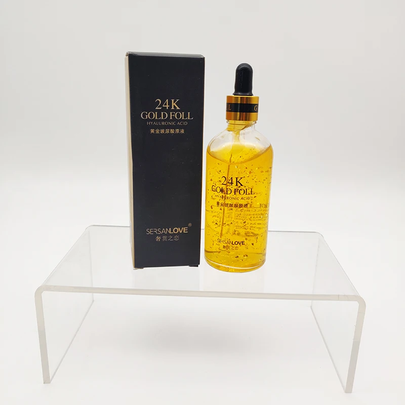 

100ML 24K Gold Tense Moisture Essence Pure Hyaluronic Acid Serum Anti-wrinkle Gold Nicotinamide Liquid Skin Care Essence