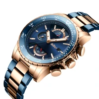 biden top brand luxury mens watch business quartz wristwatches stainless steel creative dial waterproof high quality man clock
