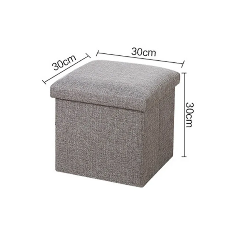 Многофункциональный складной тканевый стул для хранения скамейка маленький