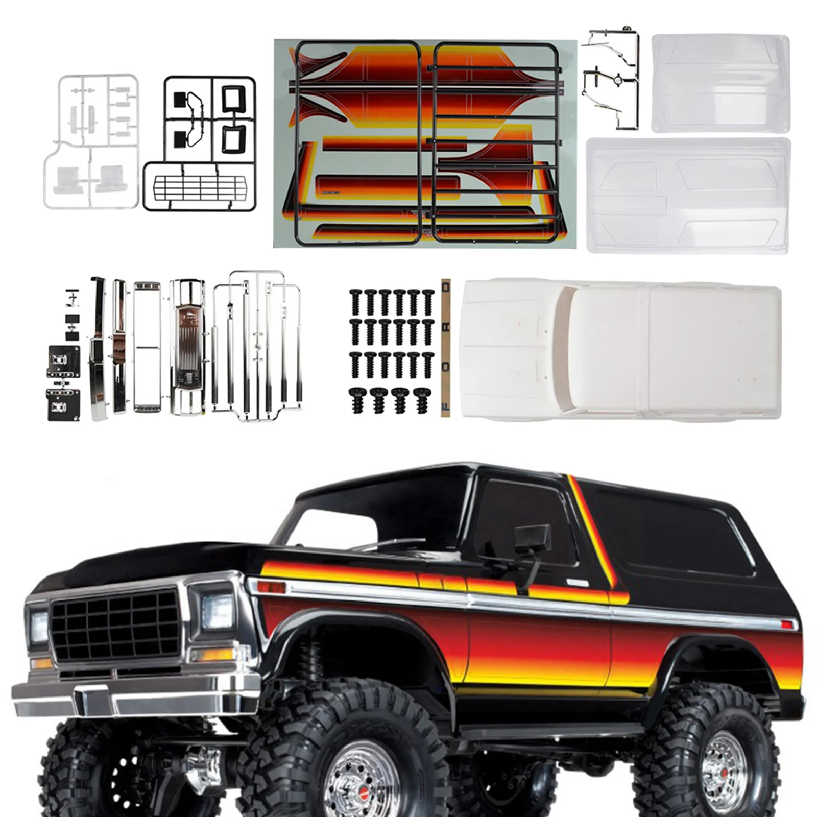 

1:10 Body Shell Kit for Axial SCX10 90046 90047 for Gen8 Climbing Car Model