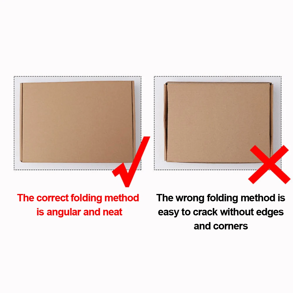 Коробка из крафт-бумаги многоразмерная коробка Коричневая Картонная фотобумага