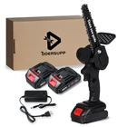 Беспроводная цепная пила 1200 Вт, 6 дюймов, цепная пила для обрезки садовых деревьев, лесопила, деревообрабатывающие резаки, Наборы инструментов для Makita 21 с батареей