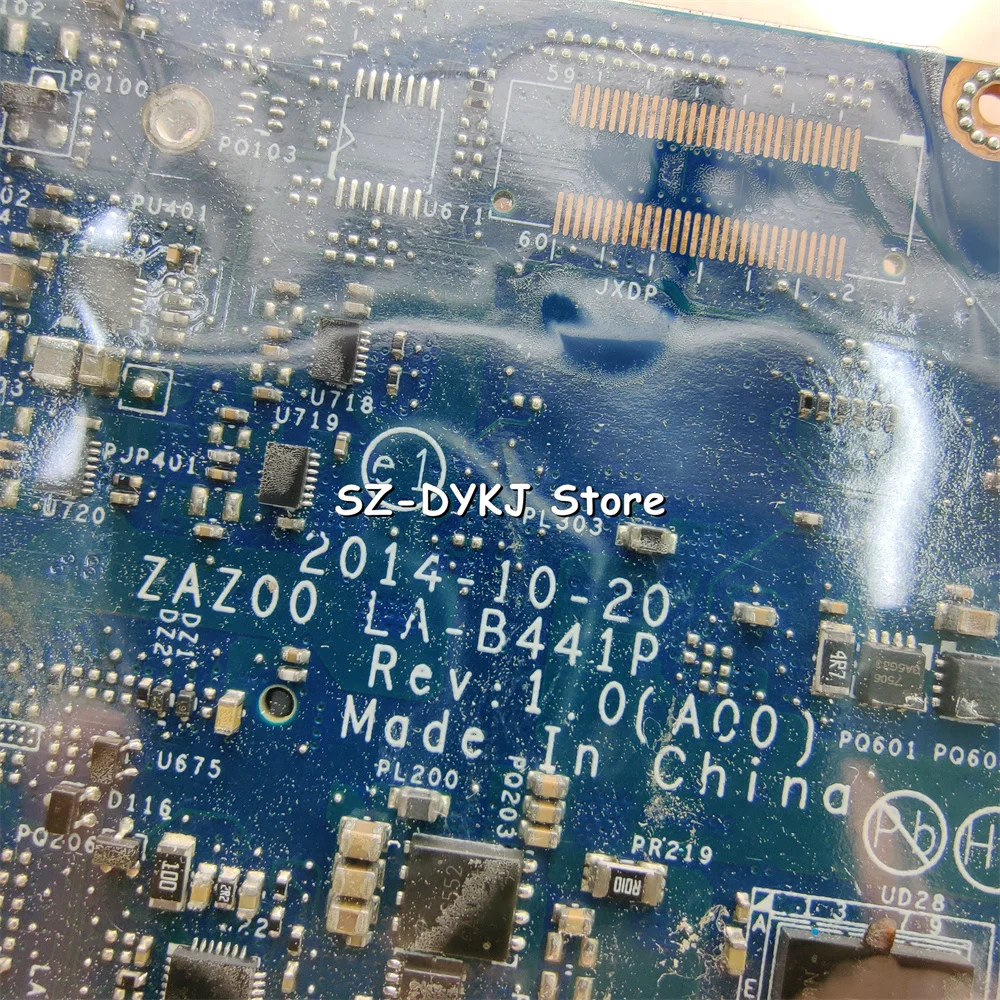 for dell p54g xps 13 9343 laptop motherboard zaz00 la b441p cn 0wf2c3 0wf2c3 wf2c3 mainboard w i5 5200u cpu 8gb ram free global shipping