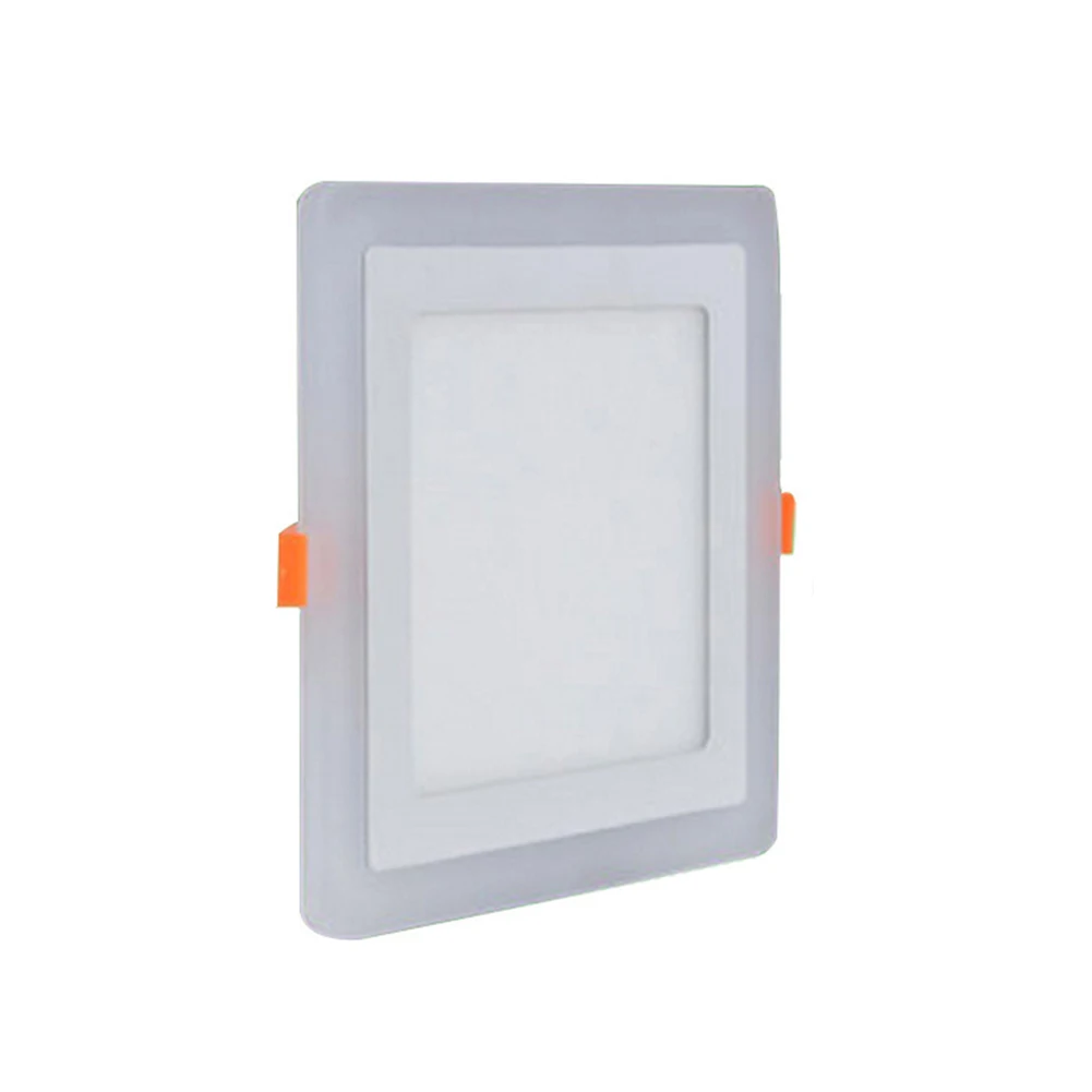 

Double Color LED Ceiling Light 3W 6W 12W 18W Recessed Ceiling Lamp Round Square Panel Spot Light Indoor LED Bulb Bedroom