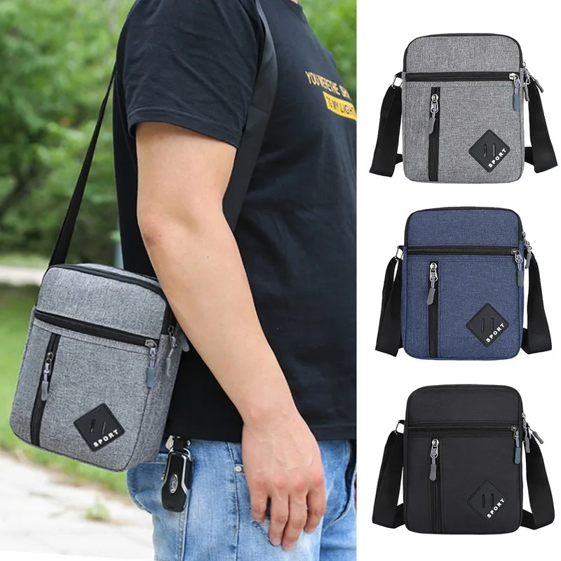 Men's Messenger Bag Crossbody Shoulder Travel Bag Man Purse Small Sling Pack for Work Business Men's Bag Exquisite high quality