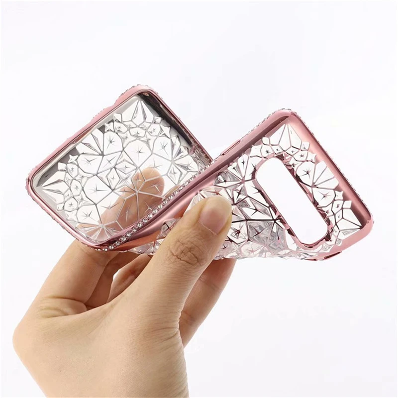 Роскошный 3D чехол для телефона с бриллиантовым кольцом Samsung Galaxy Note 10 9 8 S7 Edge S20 Ultra