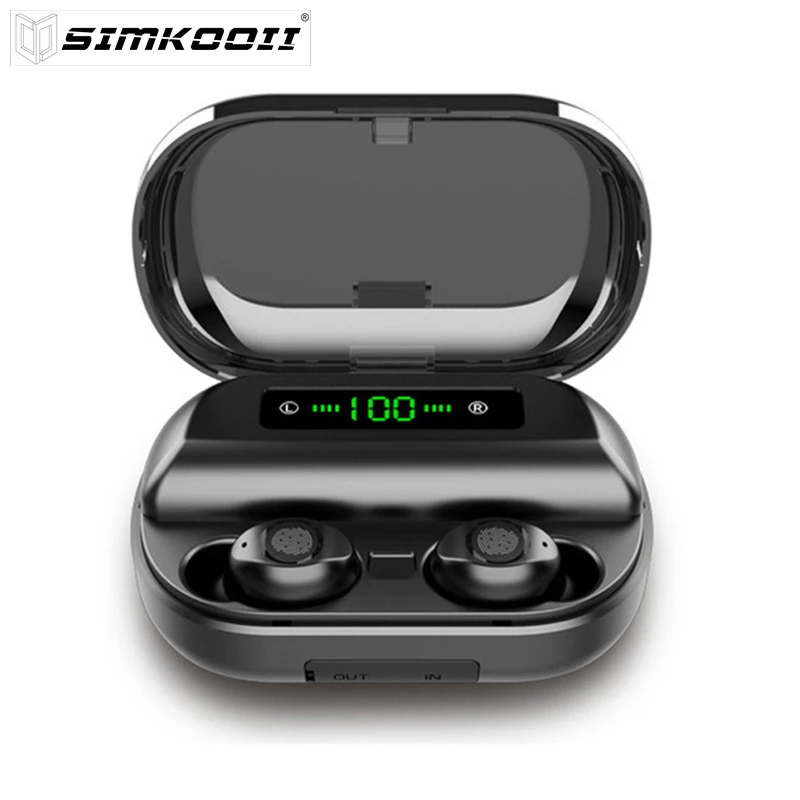 Беспроводные наушники SIMKOOII V12 с микрофонами CVC 8 0 шумоподавление чистый звук IPX7